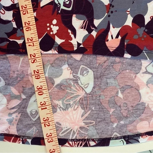 Lularoe Irma Size Small Disney Sleeping Beauty Evil Queen Witch Maleficent Shirt - Picture 5 of 6